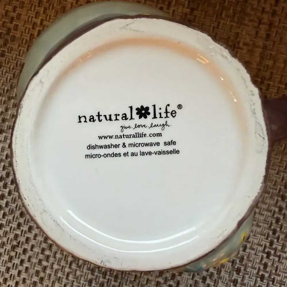 3D Sloth Figural Coffee Mug Natural Life Ceramic Cup Don’t Hurry Folk Art Gift